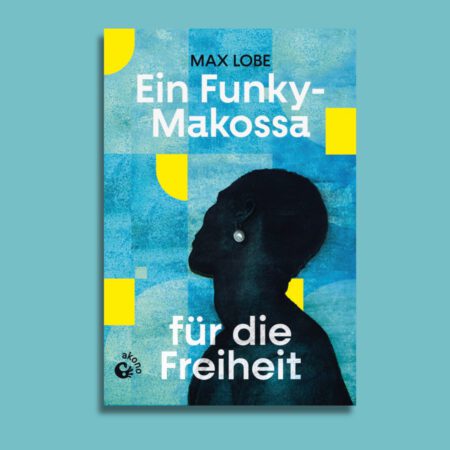 Buch auf blauem Hintergrund